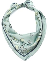 COACH - Tea Rose Printed Silk Diamond - Lyst