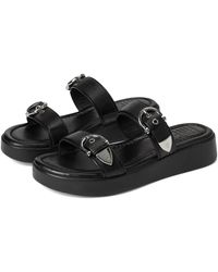 Frye - Maya Buckle Sandals Slide - Lyst