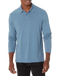 Vince - S Garment Dye L/s Polo Shirt - Lyst