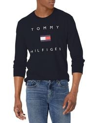Tommy Hilfiger - Long Sleeve Logo T Shirt - Lyst