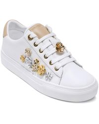 Karl Lagerfeld - Paris Cate Fleur Lace-up Sneaker With Pins - Lyst