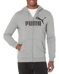 PUMA - Mens Essentials Big Logo Hoodie Hooded Sweatshirt - Lyst