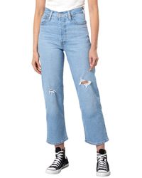 Levi's - Ribcage Straight Ankle Jeans, - Lyst