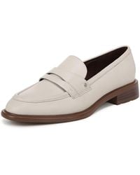 Franco Sarto - S Edith Slip On Loafers Chalk White Leather 12 M - Lyst