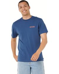 Rip Curl - Relaxed Fit Logo Crew T-shirt - Lyst