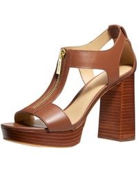 Michael Kors - Berkley Mid Sandalen mit Absatz - Lyst