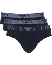 Emporio Armani - Bold Monogram 3 Pack Brief - Lyst