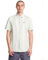 Volcom - Short Sleeve Button Down Woven Shirt - Lyst