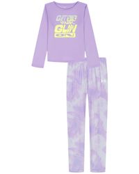 Under Armour - Ua Glitter Logo Long Sleeve & Printed Leggings Set - Lyst