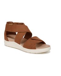 Dr. Scholls - S Time Off Fun Sandal Honey Microfiber 10 M - Lyst