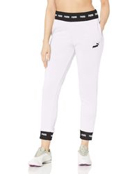 puma core fleece track pants womens