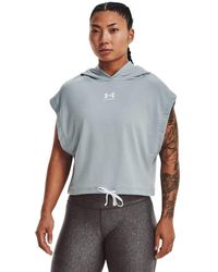 Under Armour - Rival Terry Short Sleeve Hoodie, - Lyst