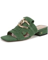 Sam Edelman - Darby Slide Sandal Thyme Green 5.5 M - Lyst