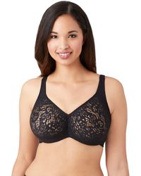 Wacoal Dual Control Underwire Bra 855261 in Black | Lyst