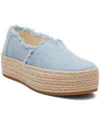 TOMS - , Valencia Slip-on Light Blue 9 M - Lyst