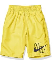 nike swimming swoosh print lap short