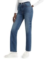 Levi's - ® Ribcage Straight Ankle Dial Up The Music 30 27 - Lyst