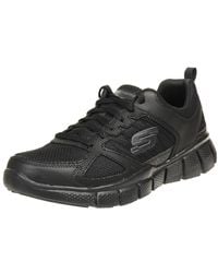 Skechers - Equalizer 2.0 On Track Trainers Black - Lyst