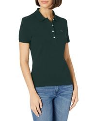 Lacoste - Short Sleeve Slim Fit Stretch Pique Polo Shirt - Lyst