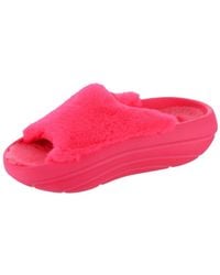 UGG - Foamo Plush Slide Sandal - Lyst
