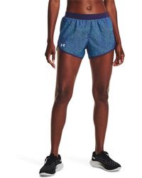 Under Armour - Fly By 2.0 Printed Running Shorts - Lyst