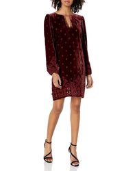 Johnny Was - For Love And Liberty Long Sleeve Velvet Mini Dress - Lyst