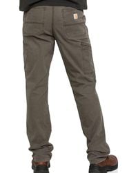 Carhartt - Rugged Flex® Relaxed Fit Canvas Double-front Utility Work Pant,tarmac - Lyst