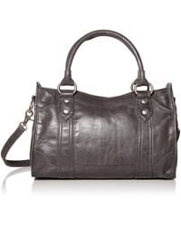 Frye - Womens Melissa Zip Leather Handbag Satchel Bag - Lyst