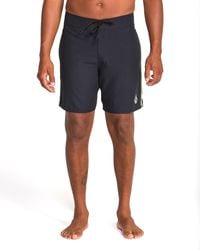 Volcom - Dry Stretch Swim Trunks With Adjustable Waist And Back - Lyst
