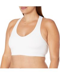 Hanes - Seamless Racerback Moderate-support Sports Bra With Cooldri Moisture-wicking - Lyst