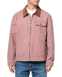 Levi's - Workwear Cotton Canvas Corduroy Collar Depot Jacket - Lyst