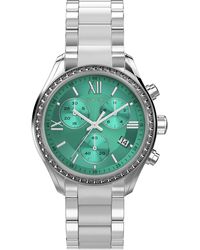 Timex - Silver-tone Bracelet Blue Dial Silver-tone - Lyst