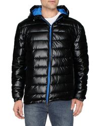 Cole Haan - Faux Leather Quilted Puffer Coat - Lyst