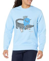 Lacoste - Long Sleeve Classic Fit Sex Education Netflix Crewneck Sweatshirt - Lyst