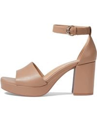 Naturalizer - S Pearlyn Platform Sandal Taupe Leather 12 W - Lyst