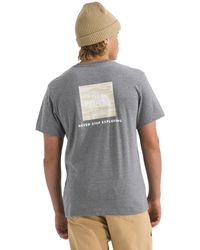 The North Face - Evolution Edge Of Light Box Nse Short Sleeve Tee | Branded T-shirt With Set In Sleeves - Lyst