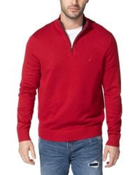 Nautica - Quarter-Zip Sweater - Lyst