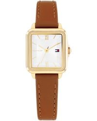 Tommy Hilfiger - Quartz Watch – Mini 24mm Stainless Steel Tank - Lyst