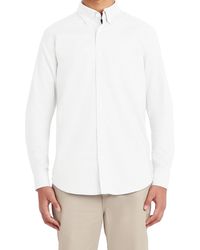 Nautica - Mens School Uniform Long Sleeve Performance Oxford Button-down Button Down Shirt - Lyst