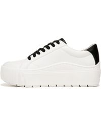 Dr. Scholls - Shoes S Time Off Max Platform Sneaker White/black Smooth 7 M - Lyst