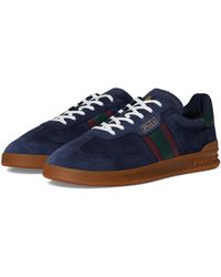 Polo Ralph Lauren Heritage Aera Sneakers in Black for Men | Lyst