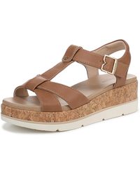 Dr. Scholls - Dr. Scholl's S Once Again Sandal Honey Brown 9.5 M - Lyst