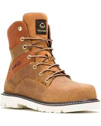 Wolverine - Revival 8" Waterproof Composite Toe Construction Boot - Lyst
