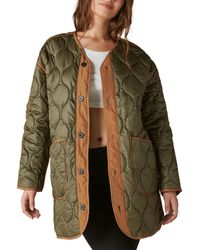 Lucky Brand - Reversible Shine Quilted Liner Jacket - Lyst