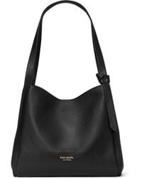 Kate Spade - Knott Pebbled Leather Large Shoulder Bag - Lyst