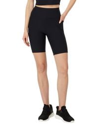 Skechers - Go Walk Ribbed High Waist 8 Inch Bike Shorts Shorts, Nylon/Spandex - Lyst