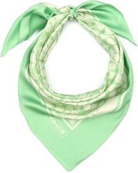 COACH - S Vintage Signature Printed Silk Square Scarf - Lyst