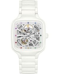 Rado - New True Square--swiss Automatic Watch-high-tech Ceramic-sapphire Crystal -38mm - Lyst