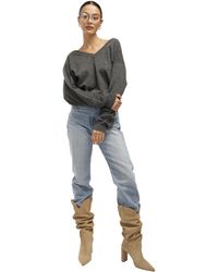 Equipment - Lilou V Neck Cashmere Sweater In Camel - Lyst