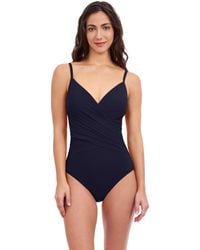 Gottex - Standard Elegant V Neck Surplice One Piece Swimsuit - Lyst
